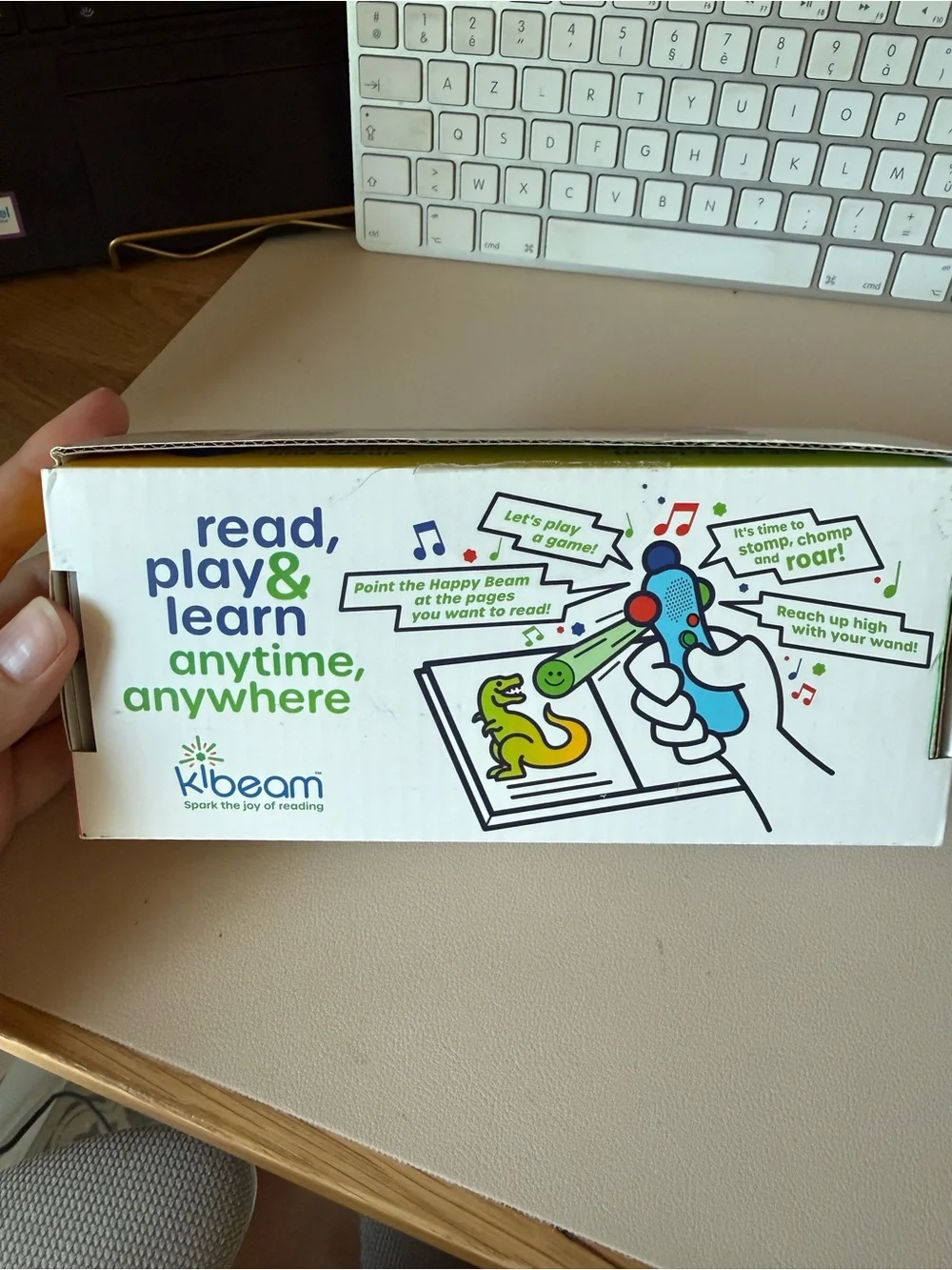 Blue Storytelling Wand – Interactive Reading Tool for Kids